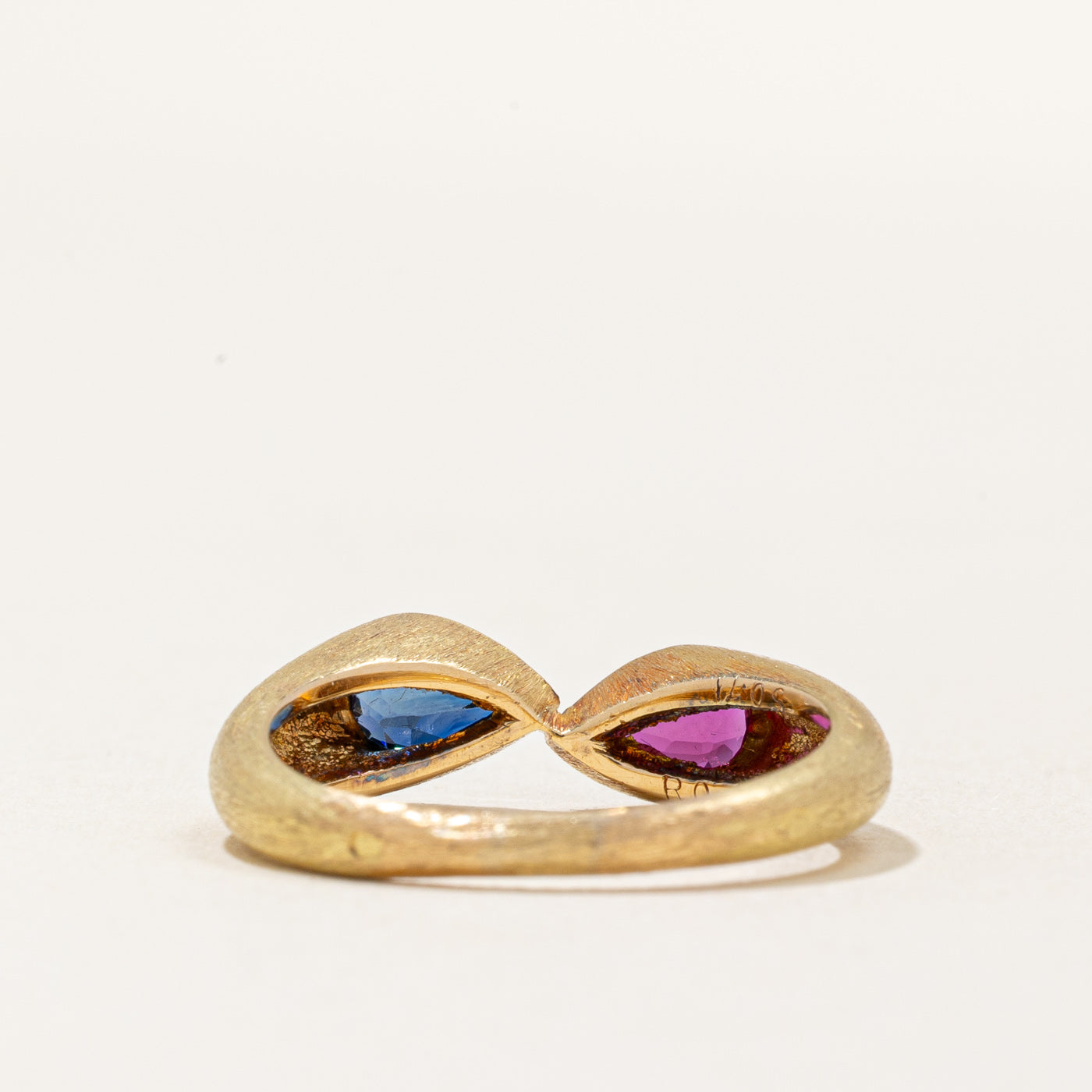 Vintage Sapphire & Ruby Ring | SZ 7.25 |