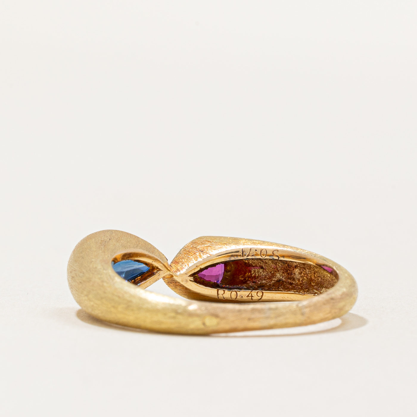 Vintage Sapphire & Ruby Ring | SZ 7.25 |