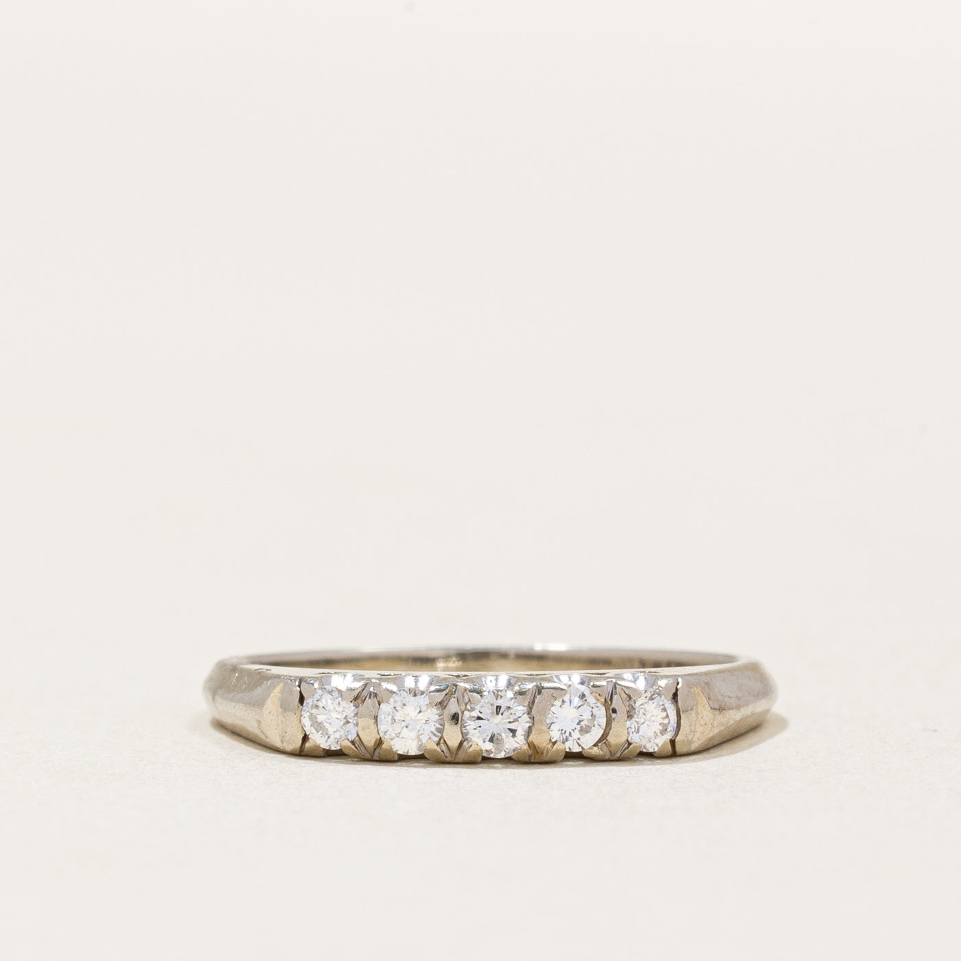 Five Stone Diamond Ring | 0.15ctw | SZ 4 |