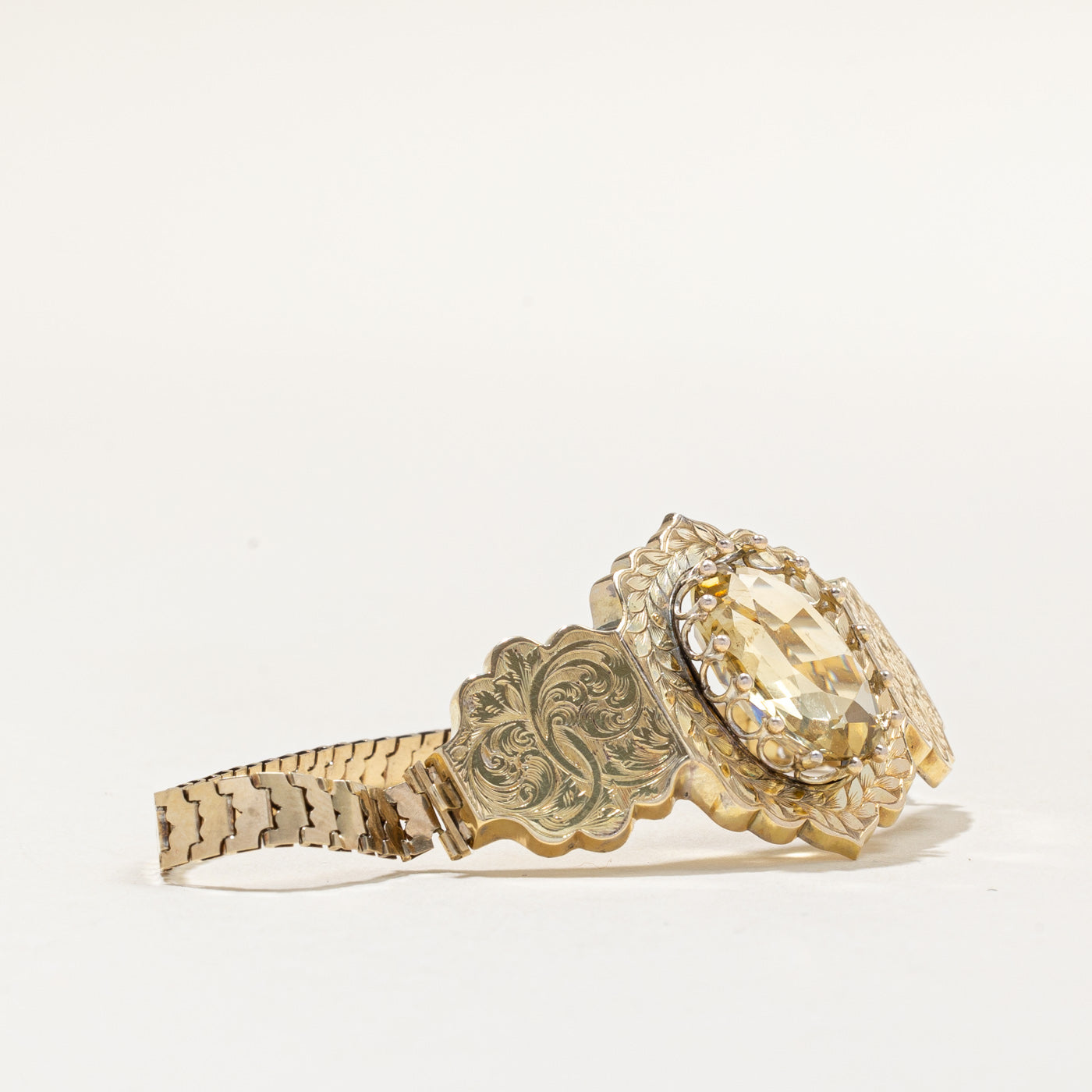 Vintage Citrine Bracelet | 5.45ct | 6.5" |