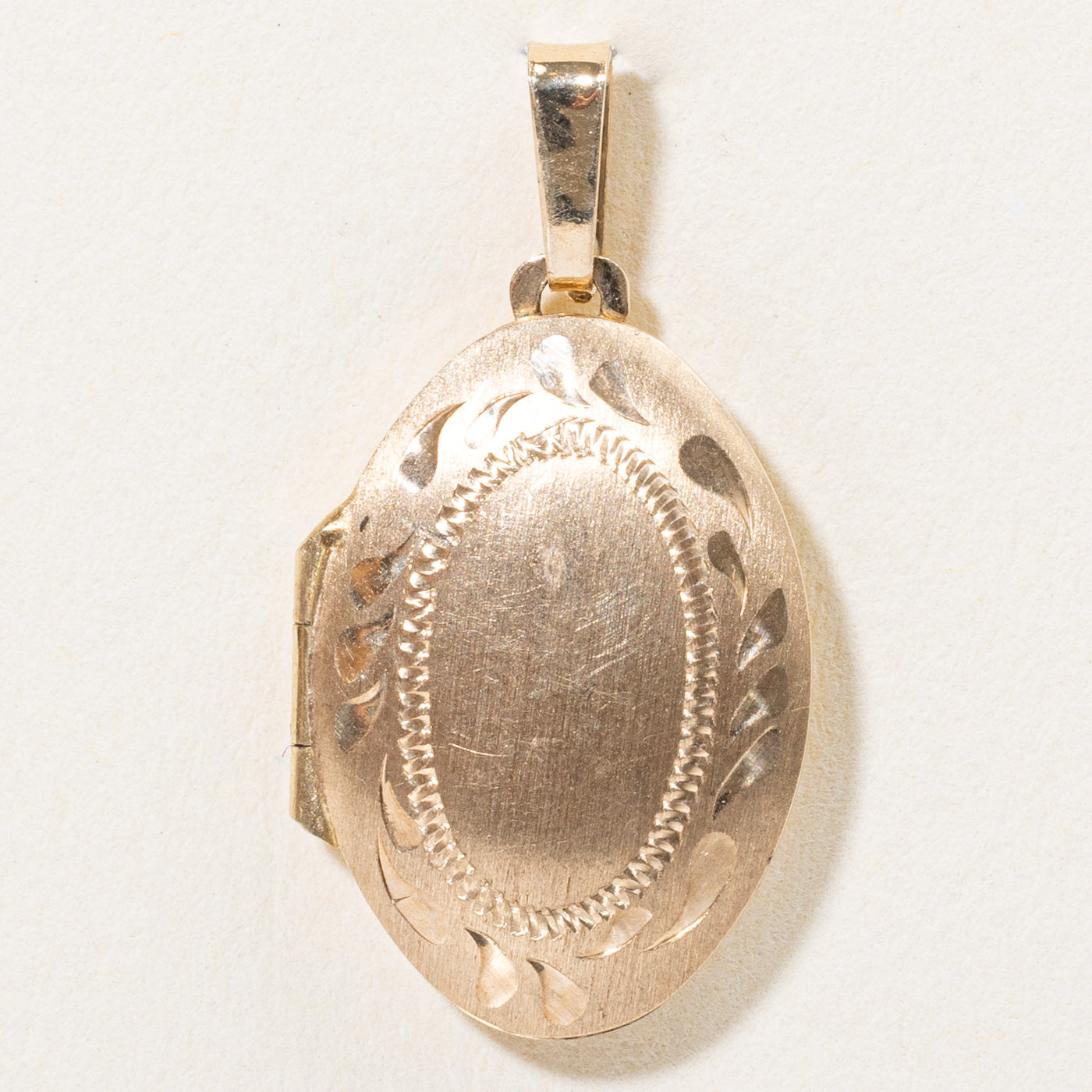 10k Yellow Gold Locket Charm