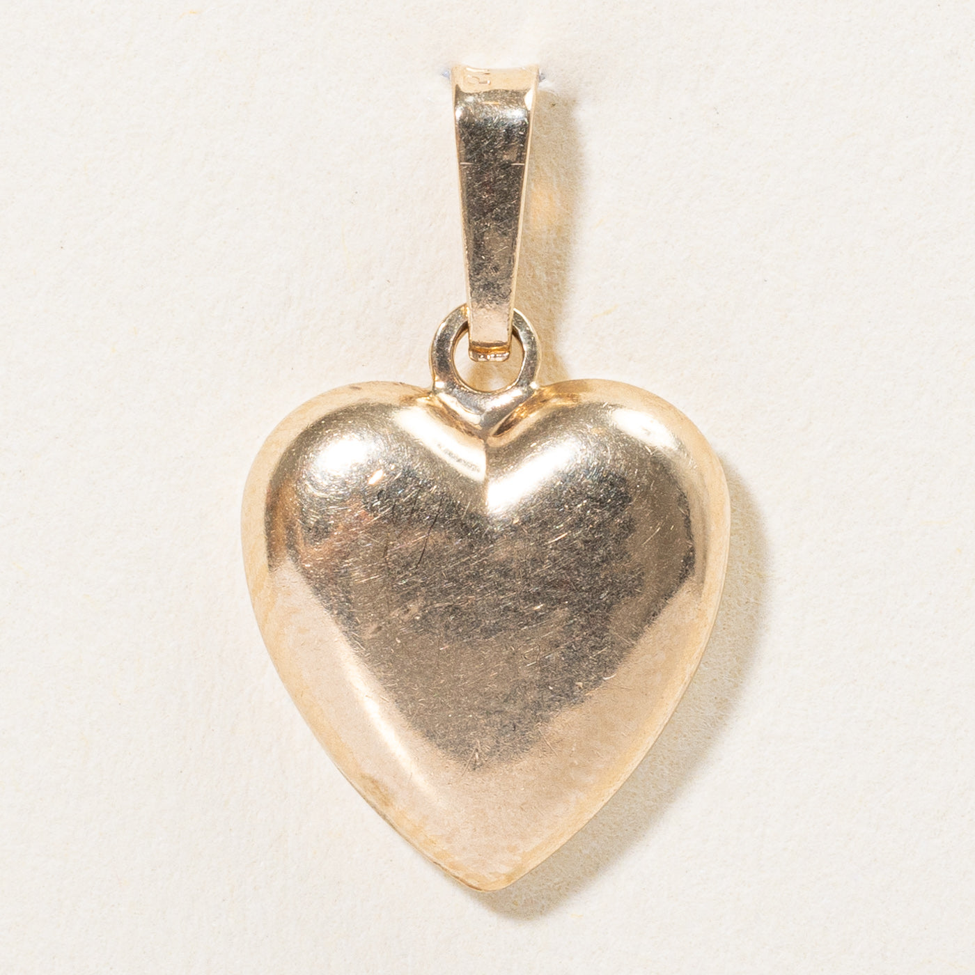 10k Yellow Gold Heart Pendant