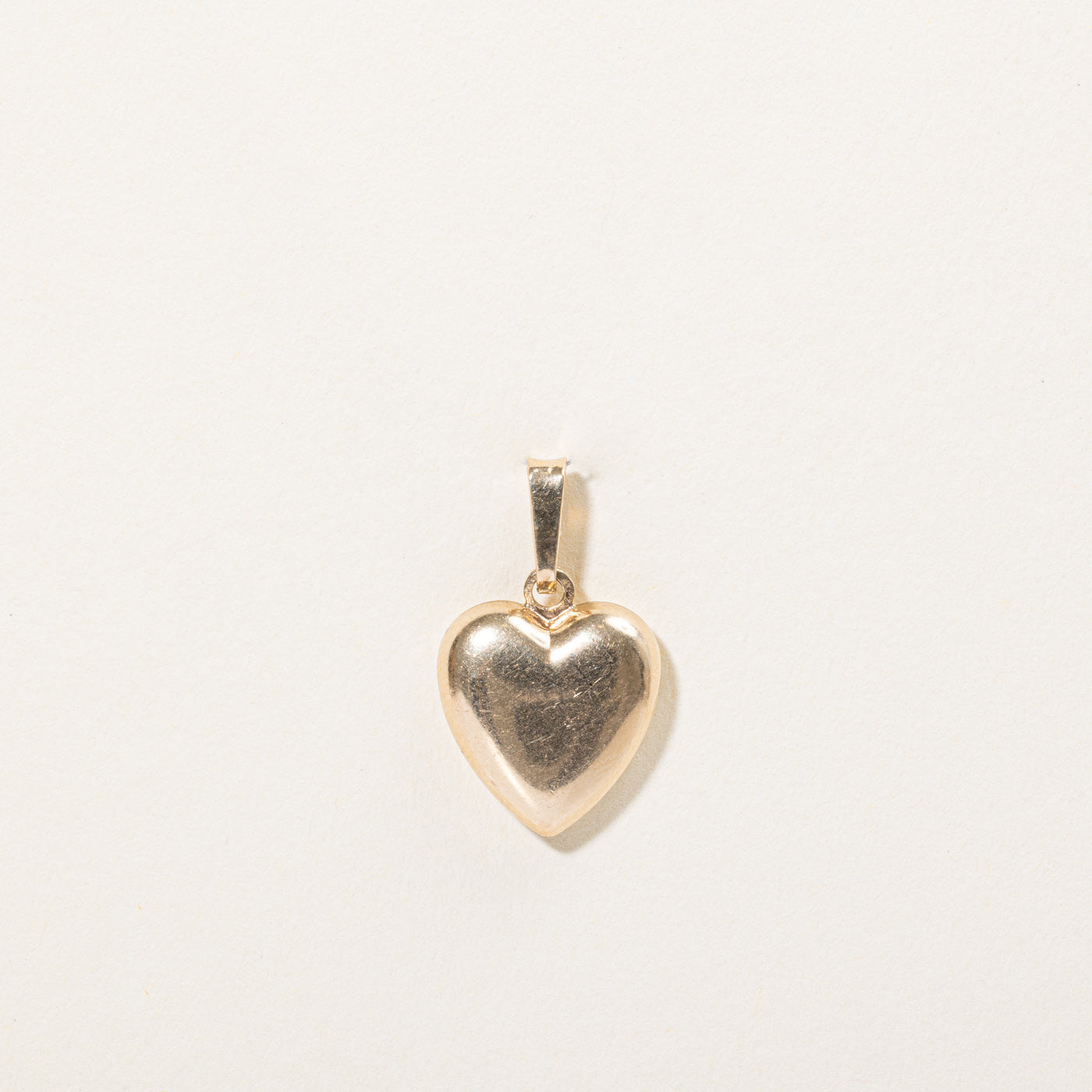 10k Yellow Gold Heart Pendant