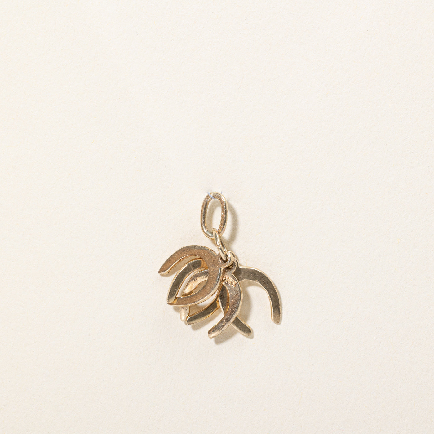 10k Yellow Gold Horseshoe Charms