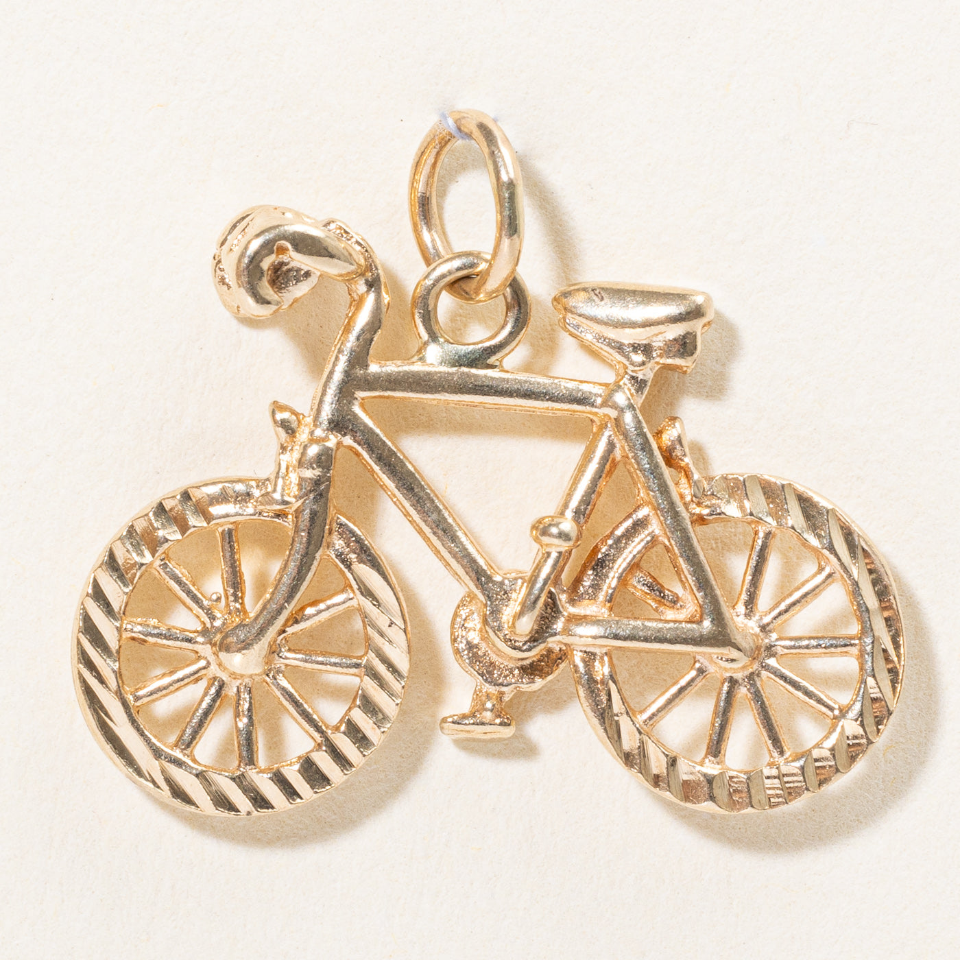 10k Yellow Gold Bicycle Charm