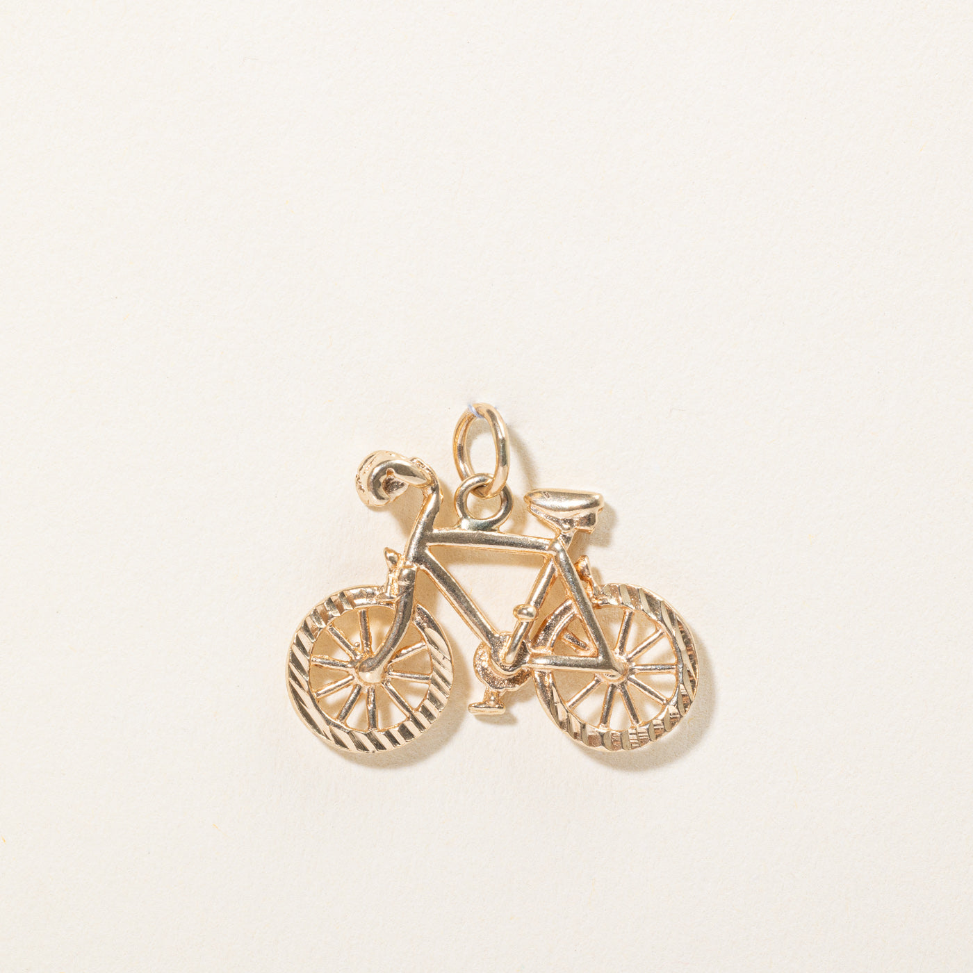 10k Yellow Gold Bicycle Charm