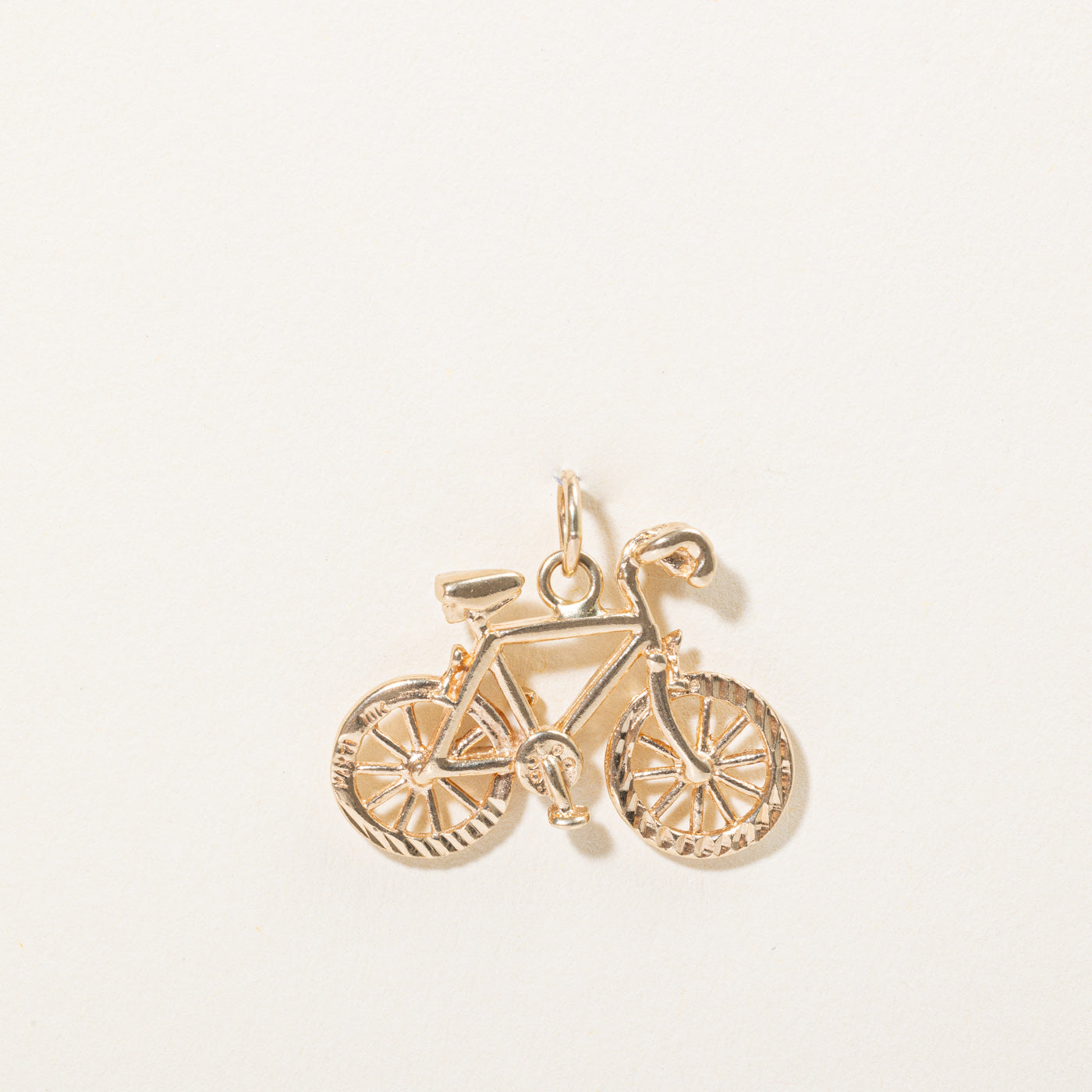 10k Yellow Gold Bicycle Charm