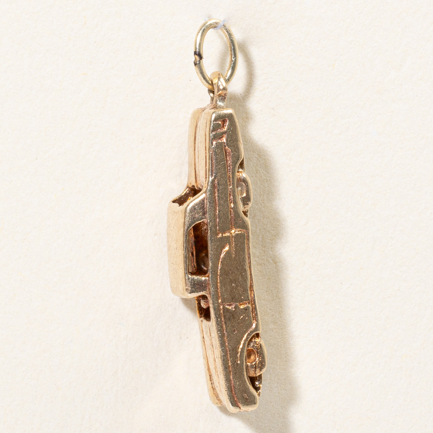 10k Yellow Gold Car Charm