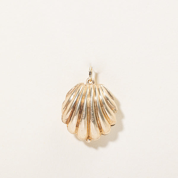 10k Yellow Gold Seashell Locket