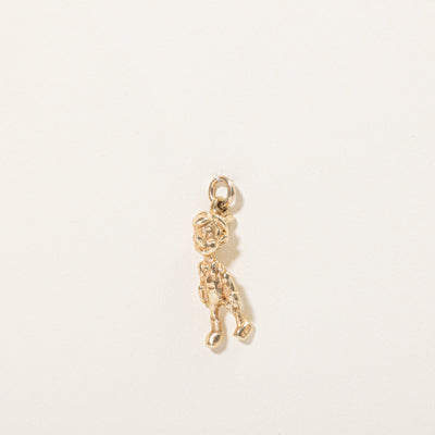 14k Yellow Gold Pinocchio Charm