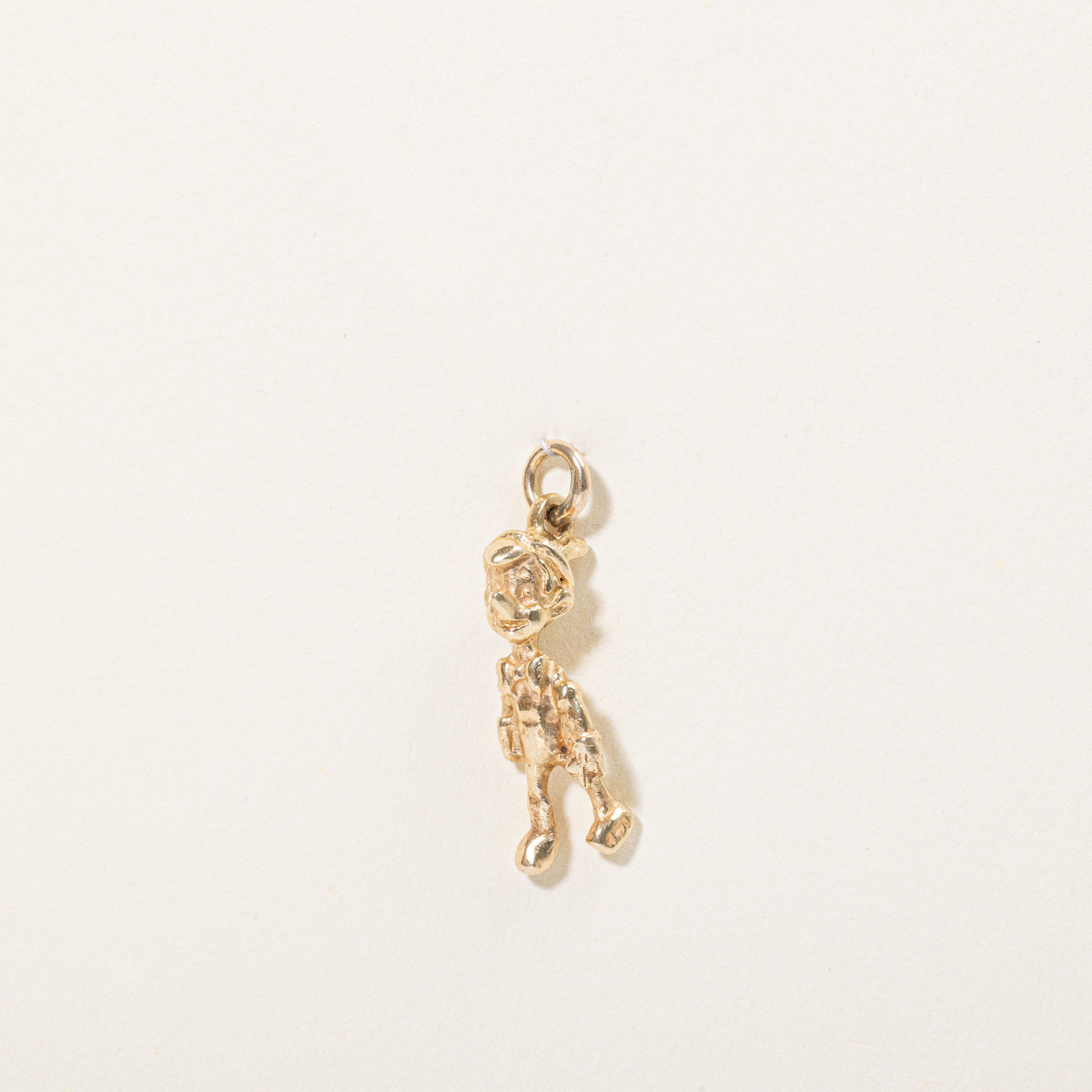 14k Yellow Gold Pinocchio Charm