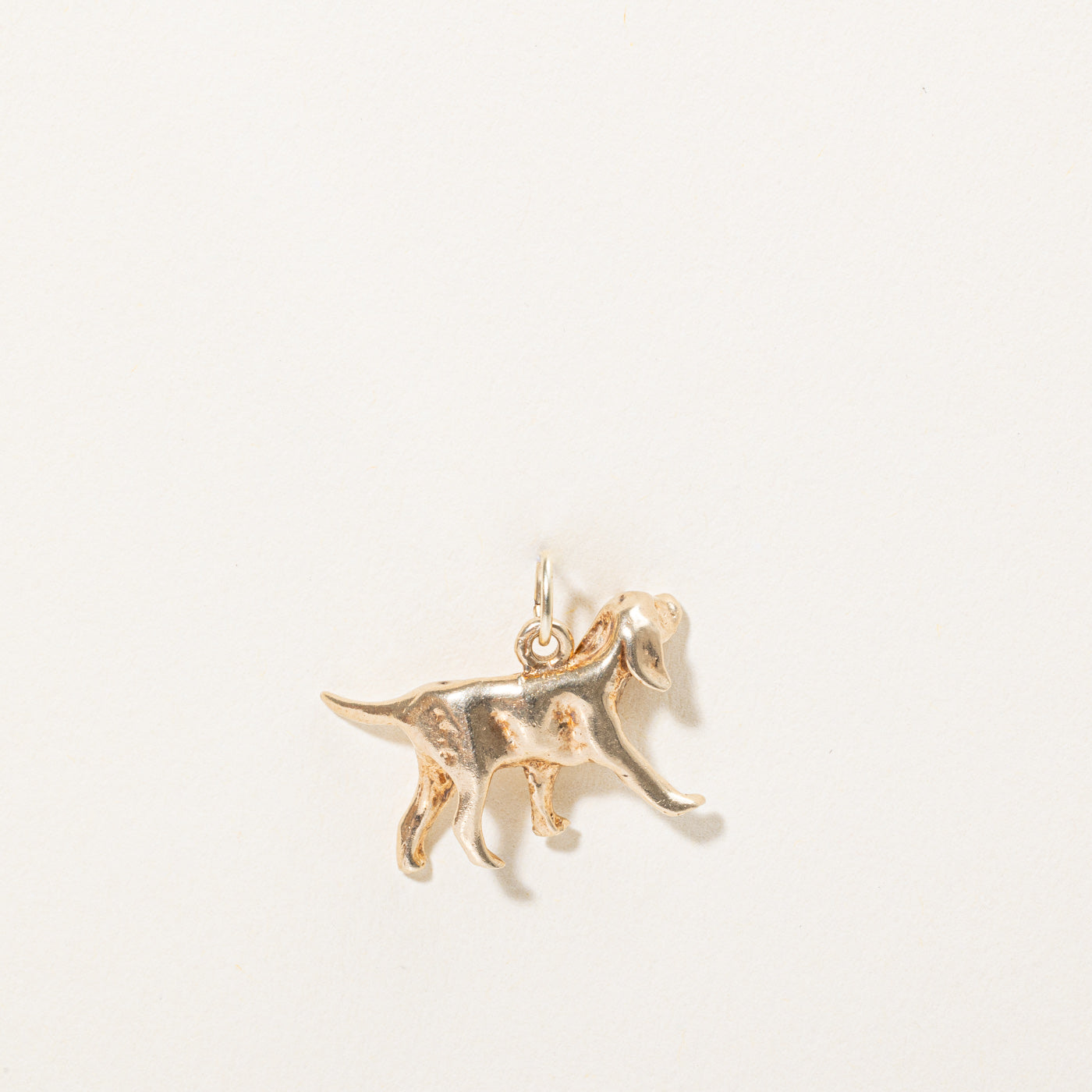 10k Yellow Gold Dog Charm