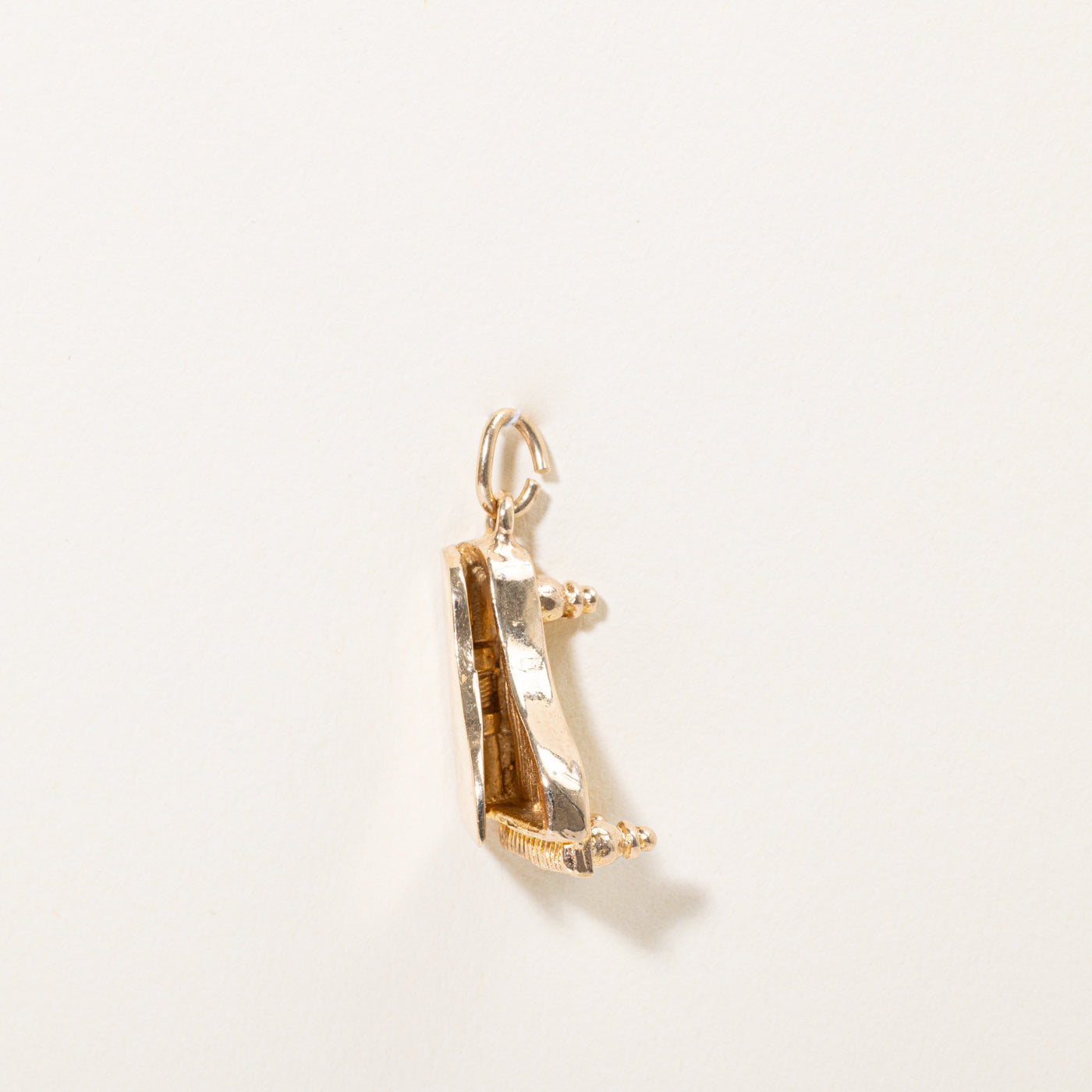 14k Yellow Gold Grand Piano Charm