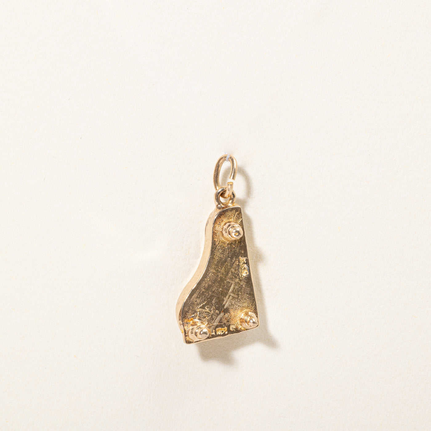 14k Yellow Gold Grand Piano Charm