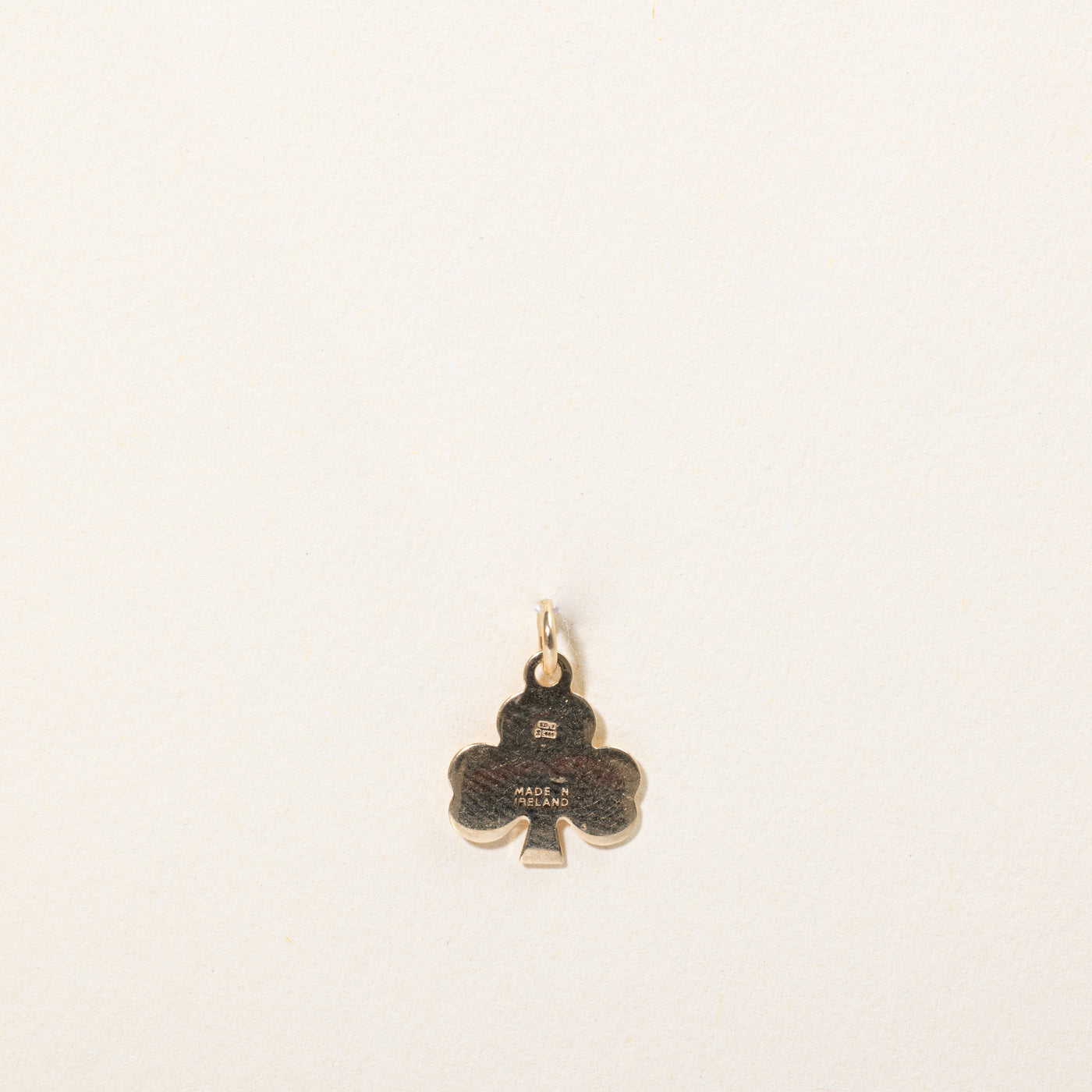 14k Yellow Gold Clover Leaf Charm