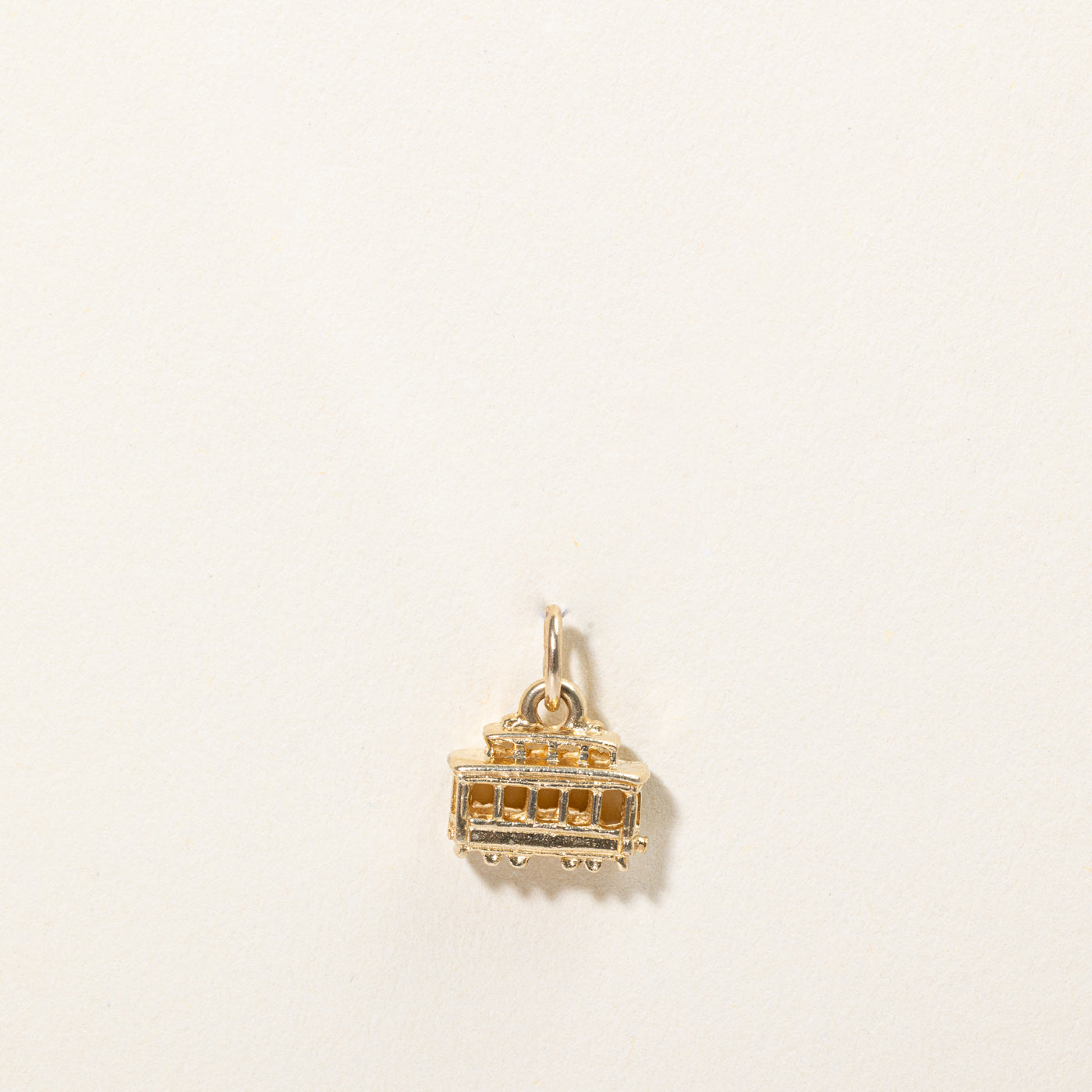 14k Yellow Gold Street Car Charm