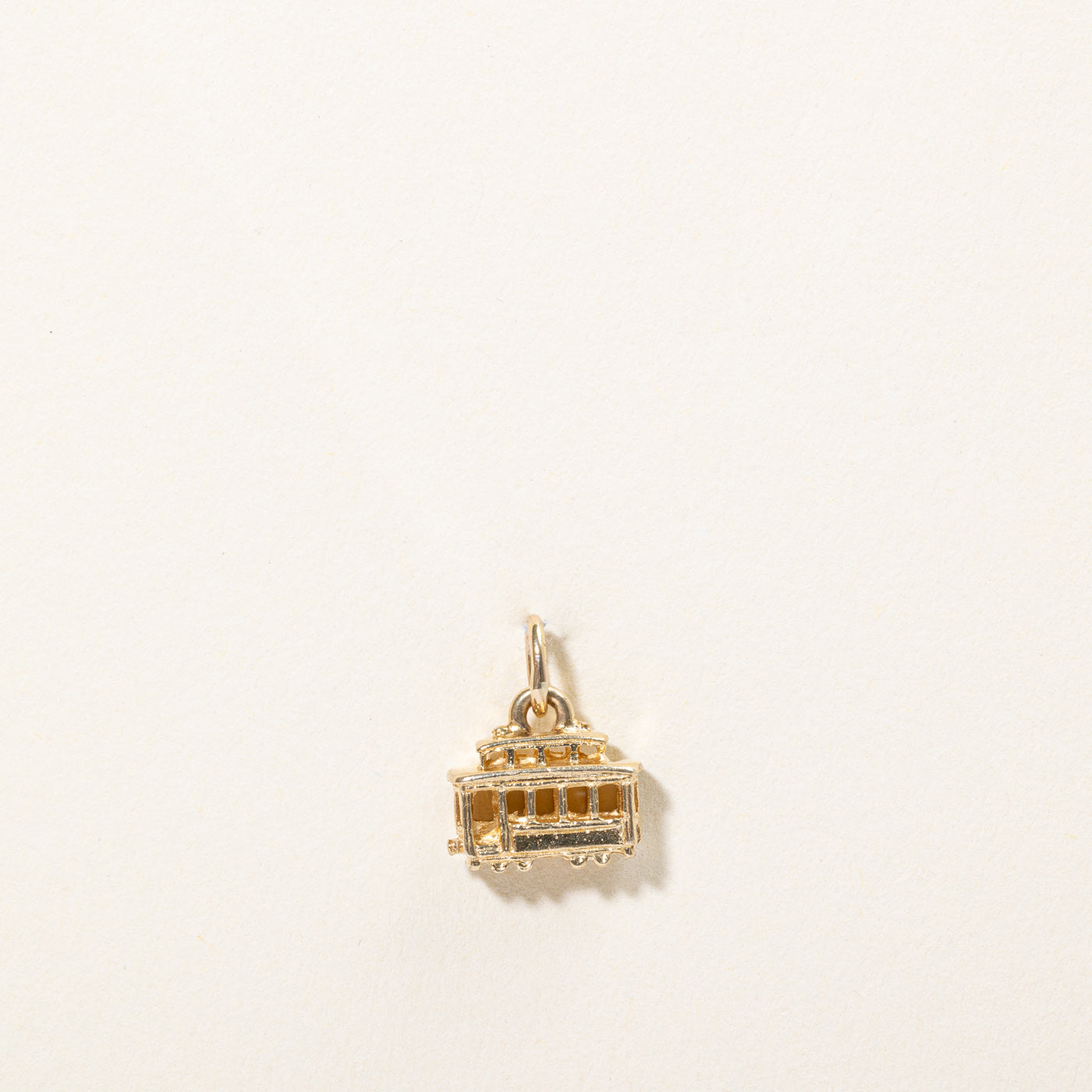 14k Yellow Gold Street Car Charm