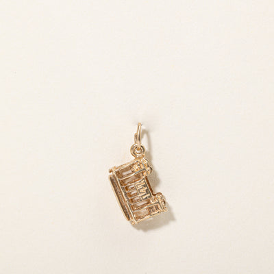 14k Yellow Gold Street Car Charm