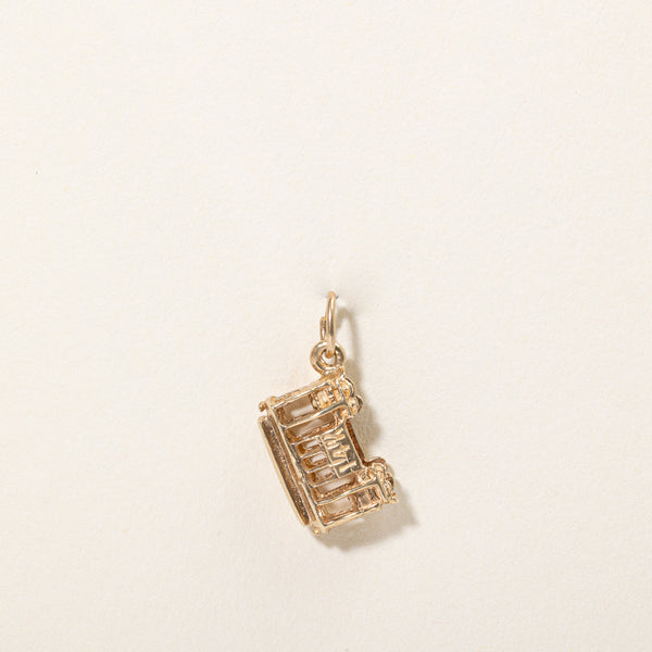 14k Yellow Gold Street Car Charm