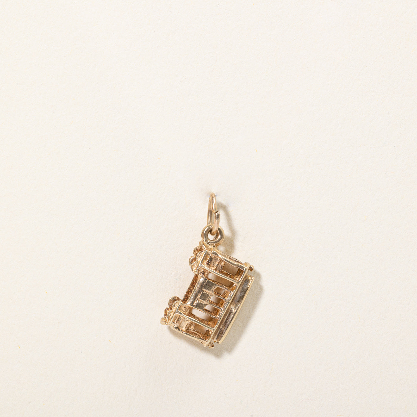 14k Yellow Gold Street Car Charm