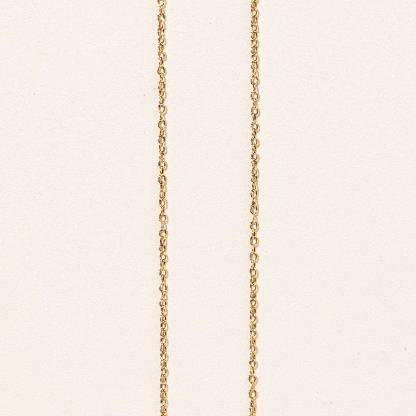 Old European Cut Diamond Pendant Necklace | 0.12ctw | 16" |