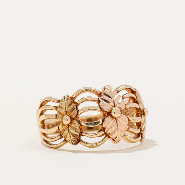 10k Two Tone Gold Ring | SZ 7.25 |