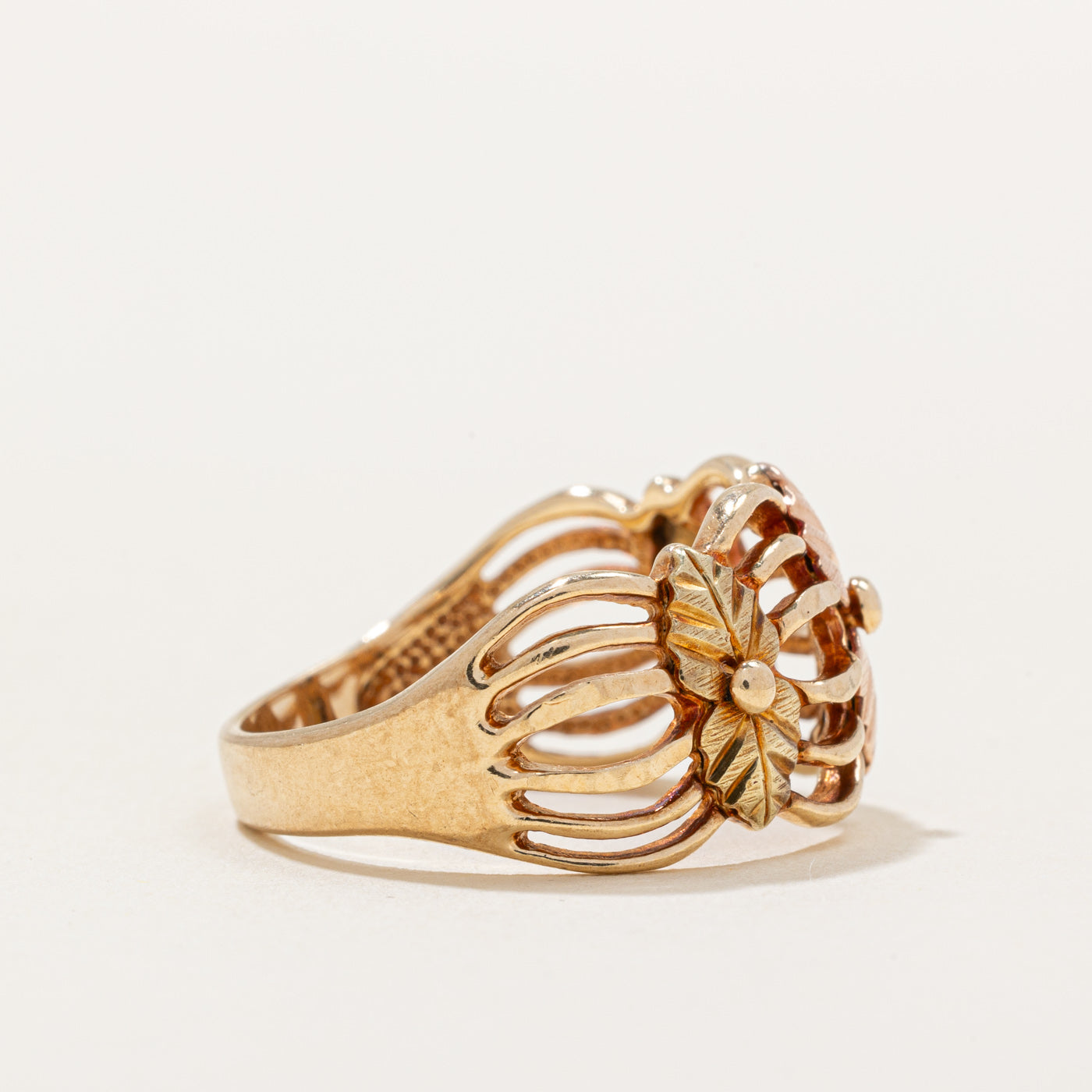 10k Two Tone Gold Ring | SZ 7.25 |