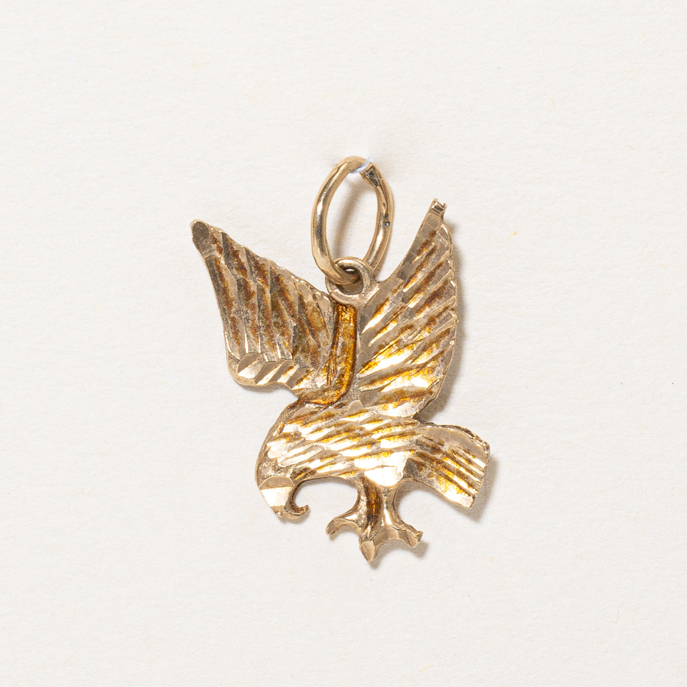 10k Yellow Gold Eagle Charm