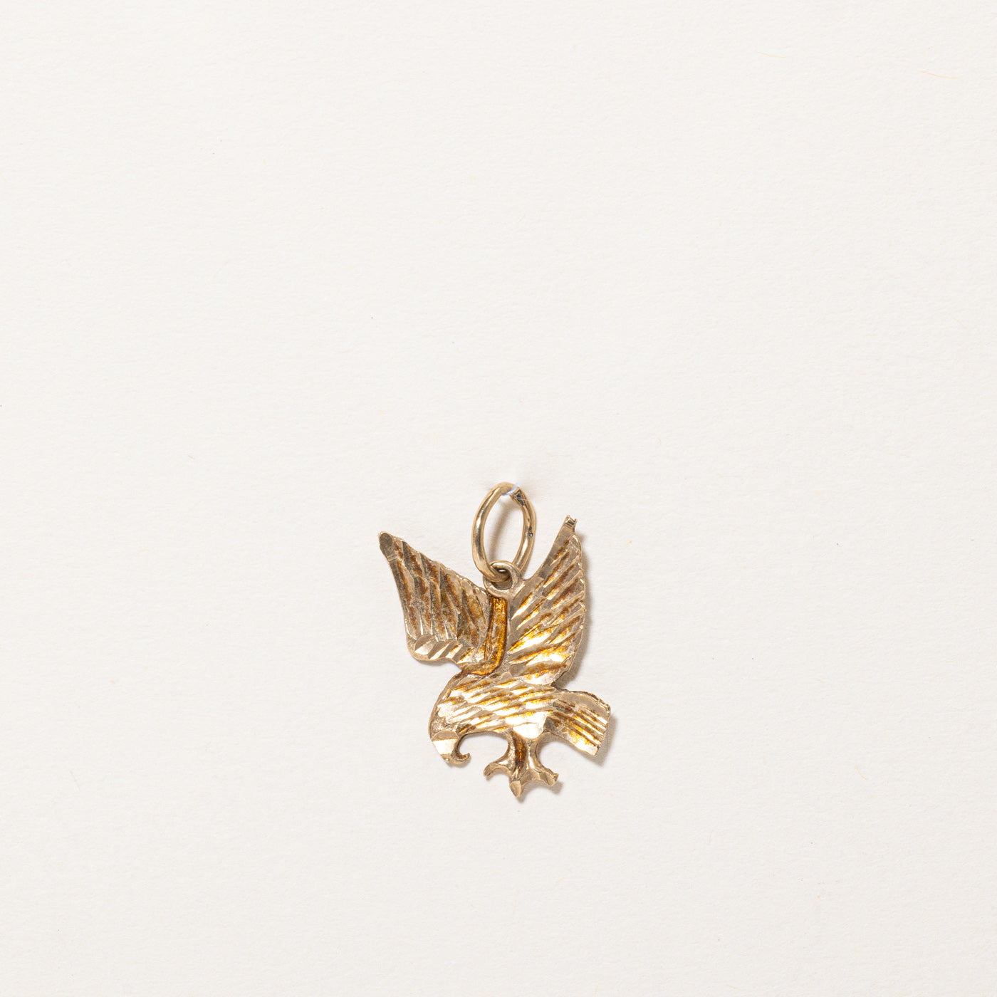 10k Yellow Gold Eagle Charm