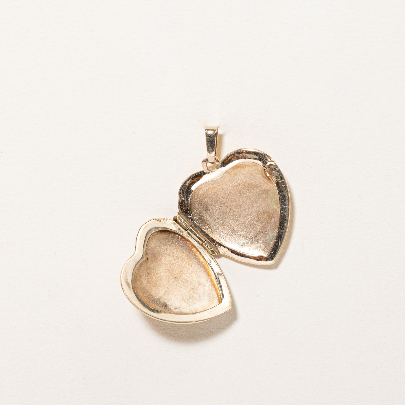 10k Yellow Gold Heart Locket Pendant