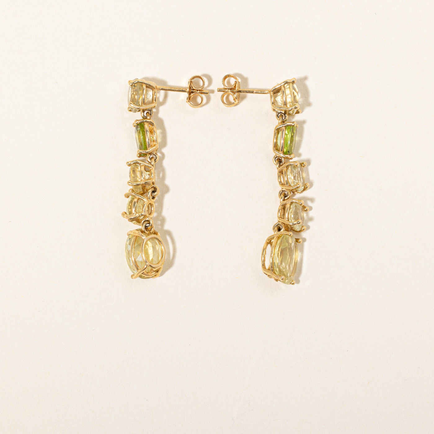Peridot & Prasiolite Drop Earrings | 1.57ctw, 8.00ctw |