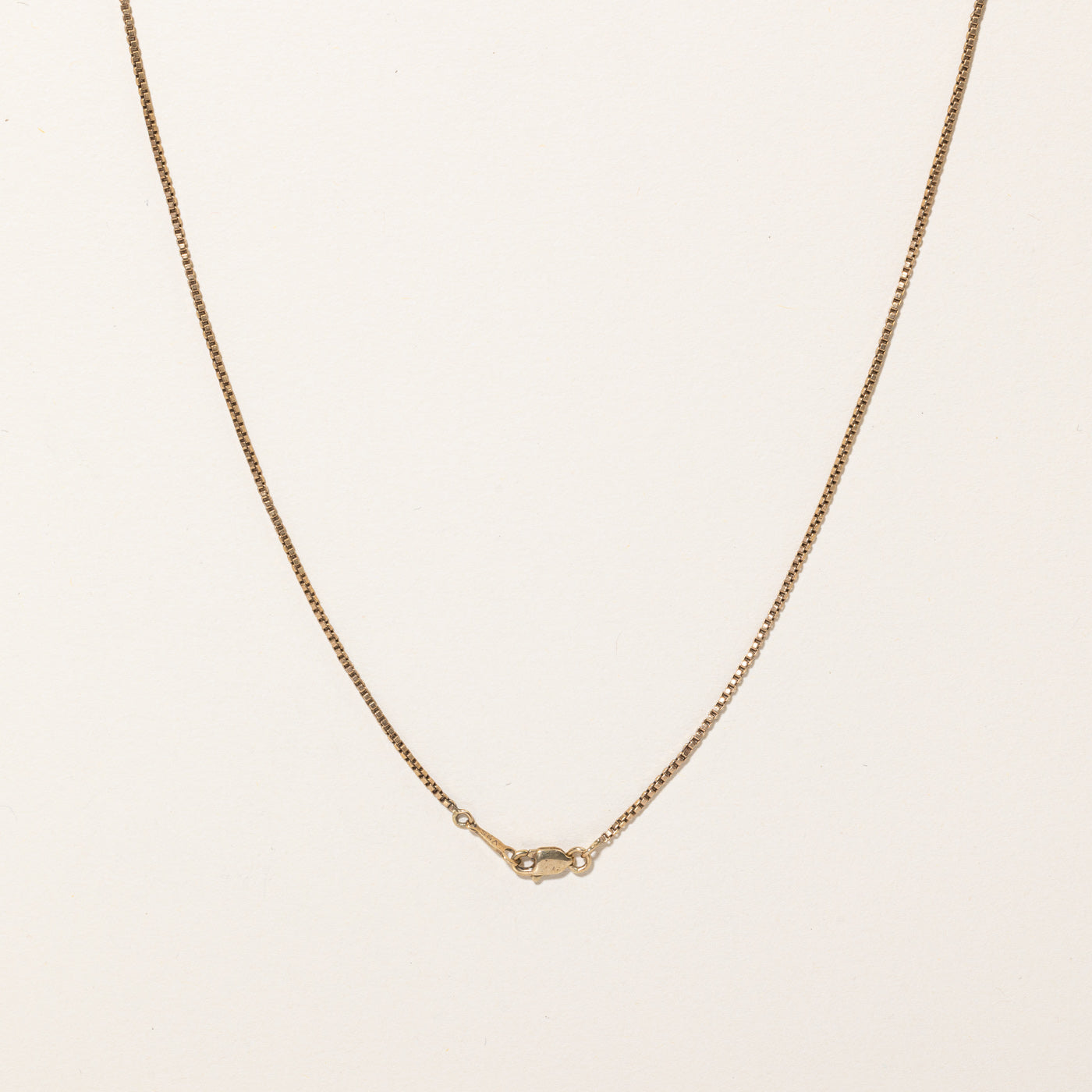 10k Yellow Gold Box Link Chain | 26" |