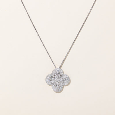 Diamond Pendant Necklace | 3.70ctw | 22
