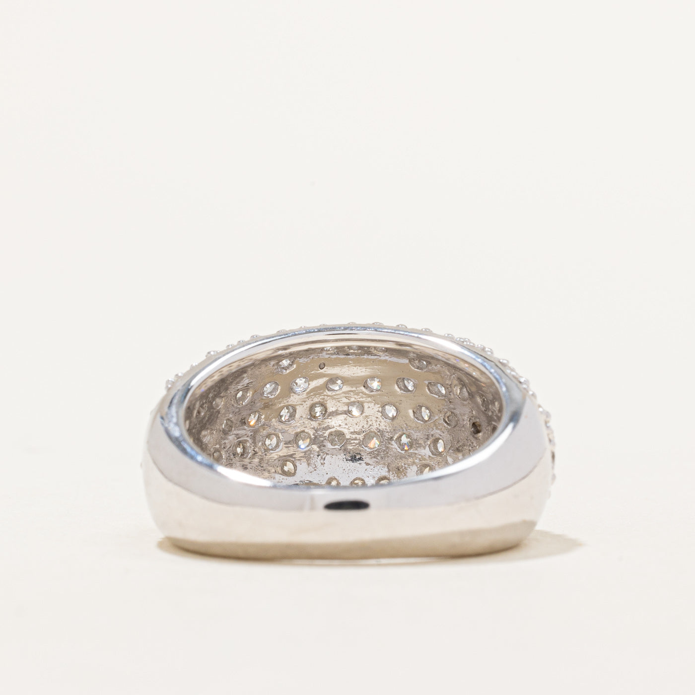 Bague cocktail sertie de diamants | 2,02 ct | Taille 6,75 | 
