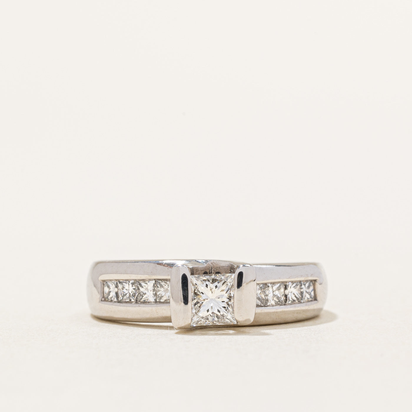 Tension Set Diamond Engagement Ring | 0.70ctw | SZ 6.5 |