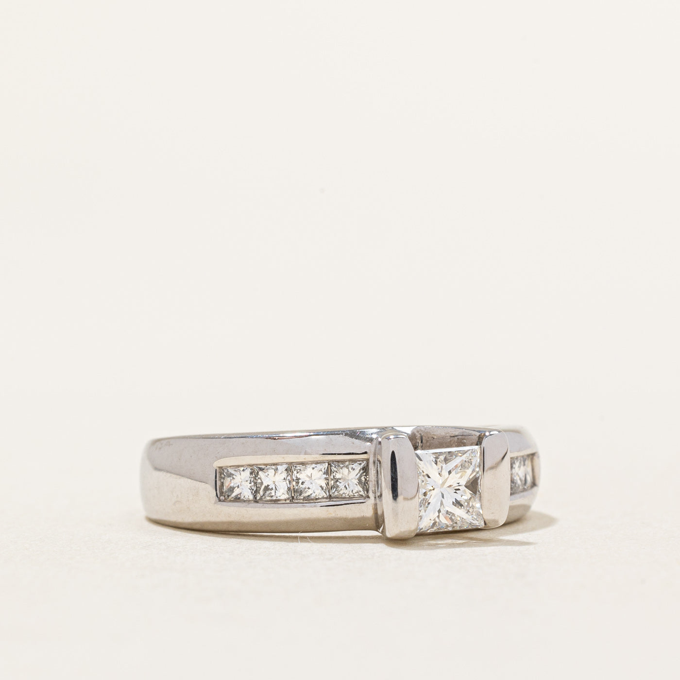 Tension Set Diamond Engagement Ring | 0.70ctw | SZ 6.5 |