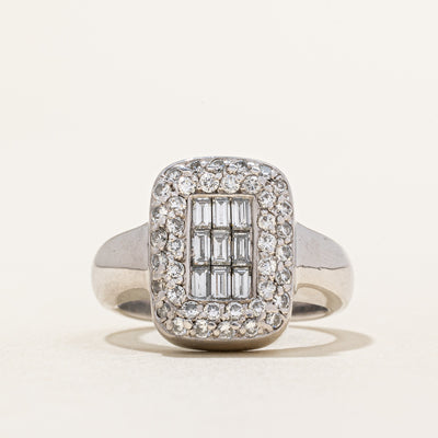 Cluster Set Diamond Ring | 1.06ctw | SZ 6 |