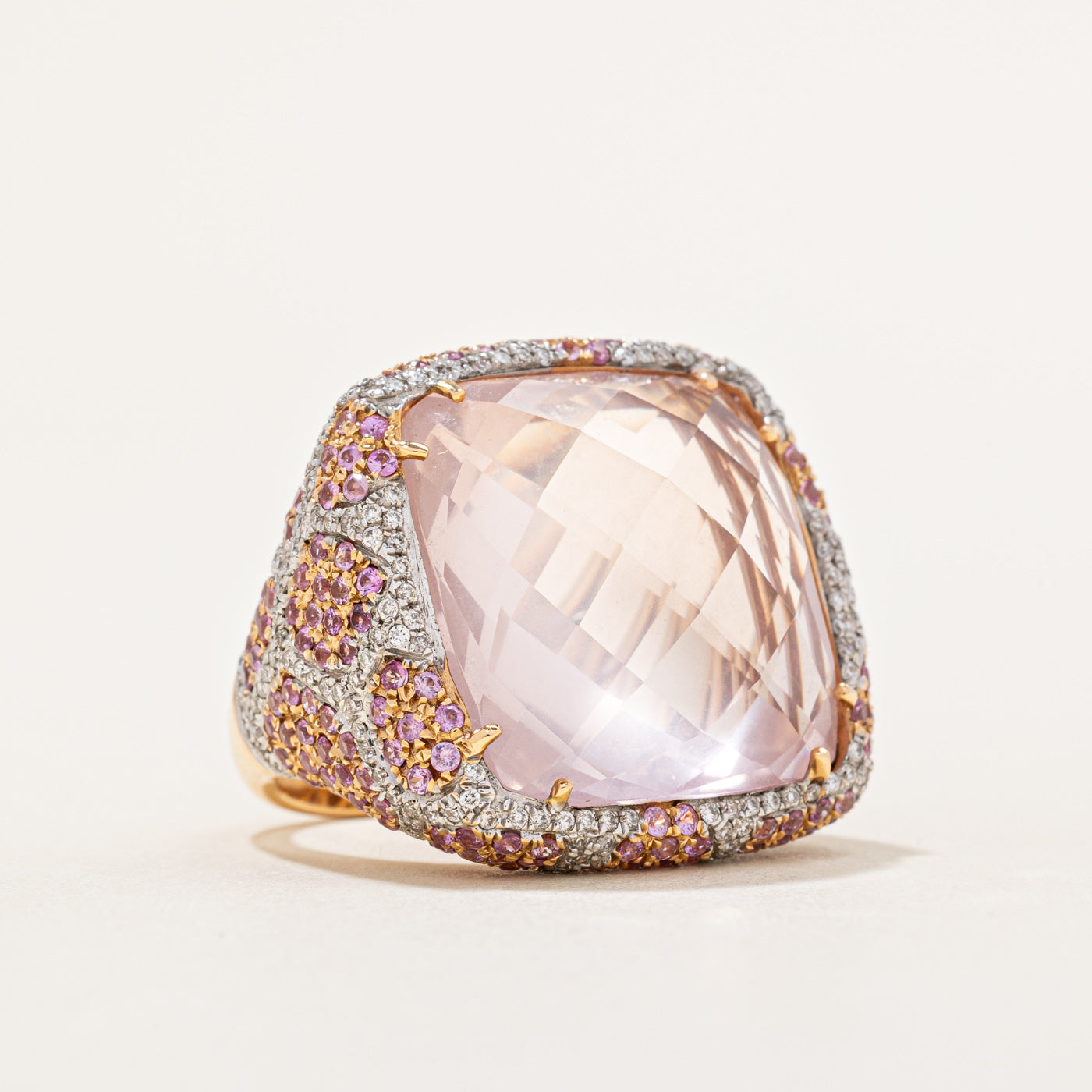 Multi Gem Large Cocktail Ring | 24.14ctw | SZ 7 |