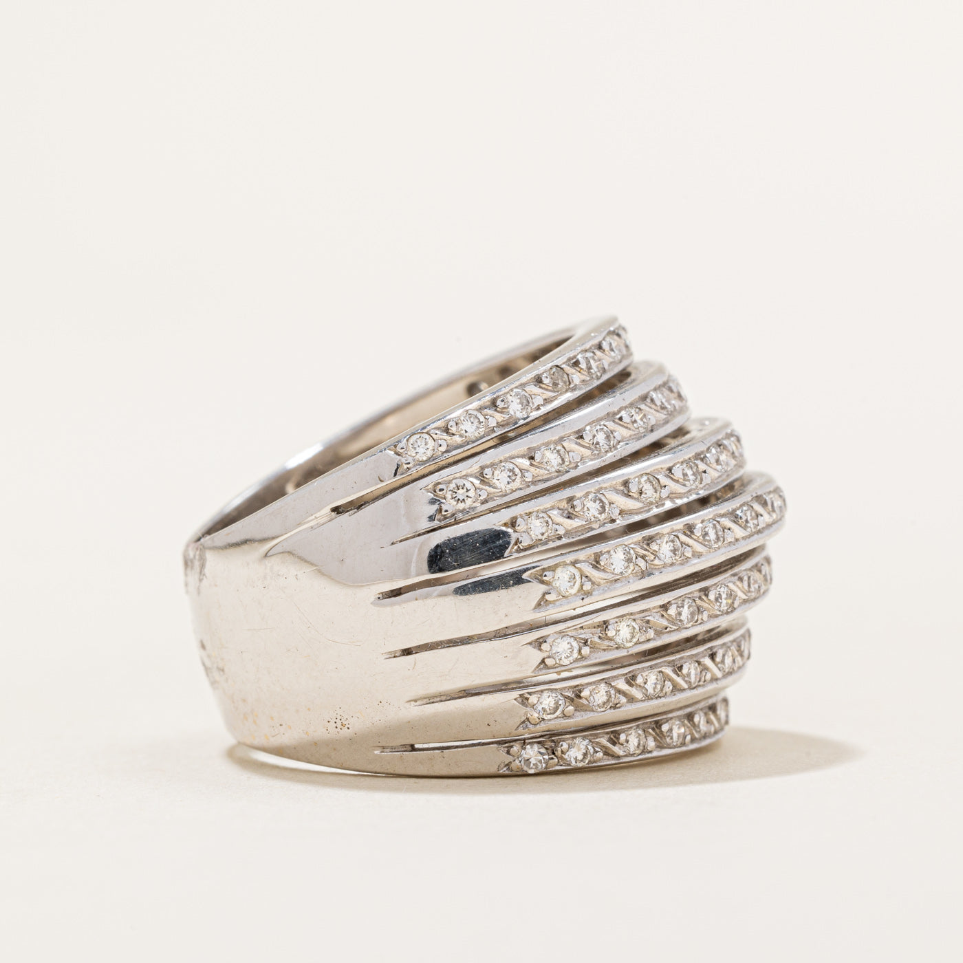 Diamond Cocktail Ring | 0.73ctw | SZ 7 |