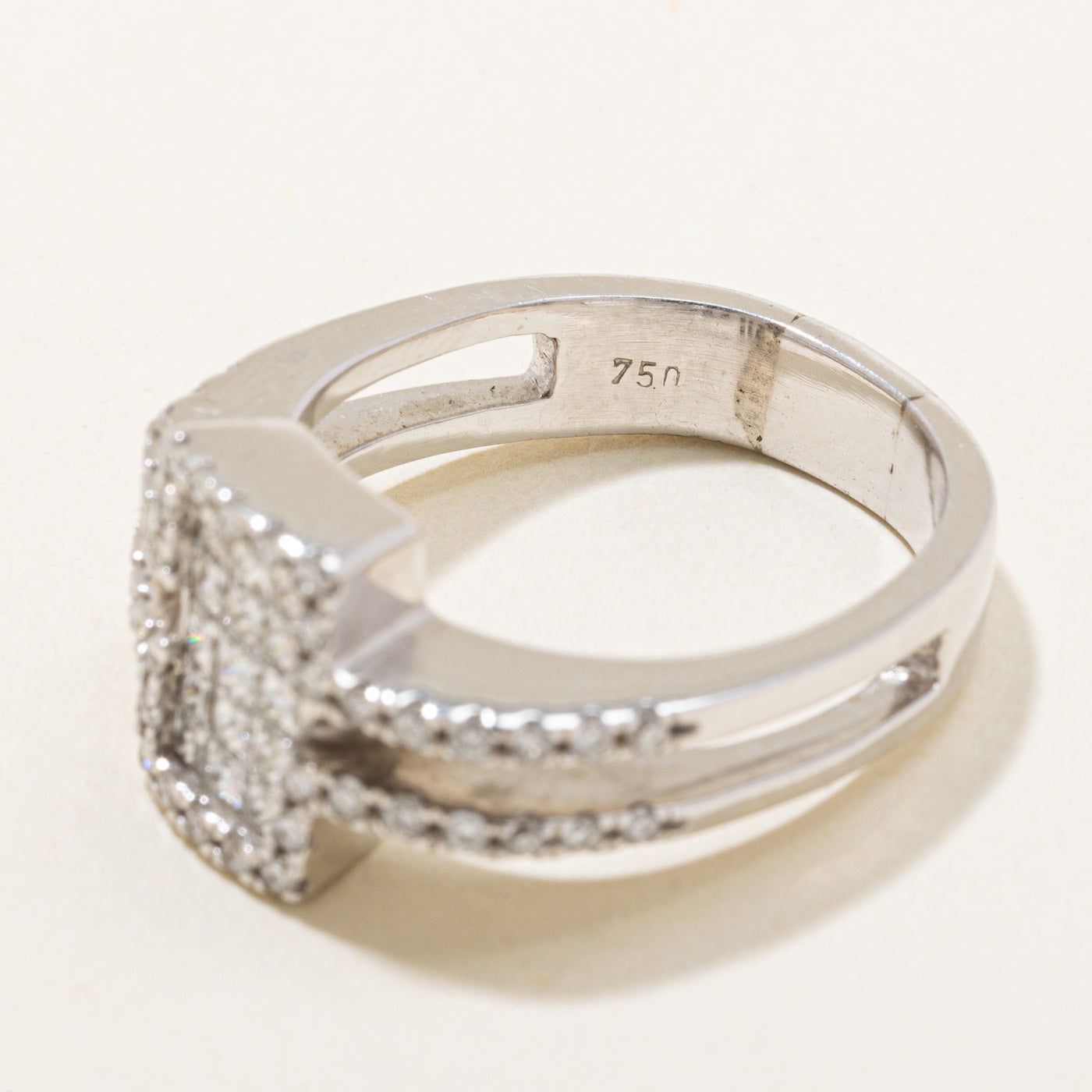 Diamond Cluster Cocktail Ring | 0.97ctw | SZ 7 |