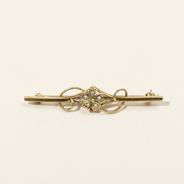 Seed Pearl Brooch