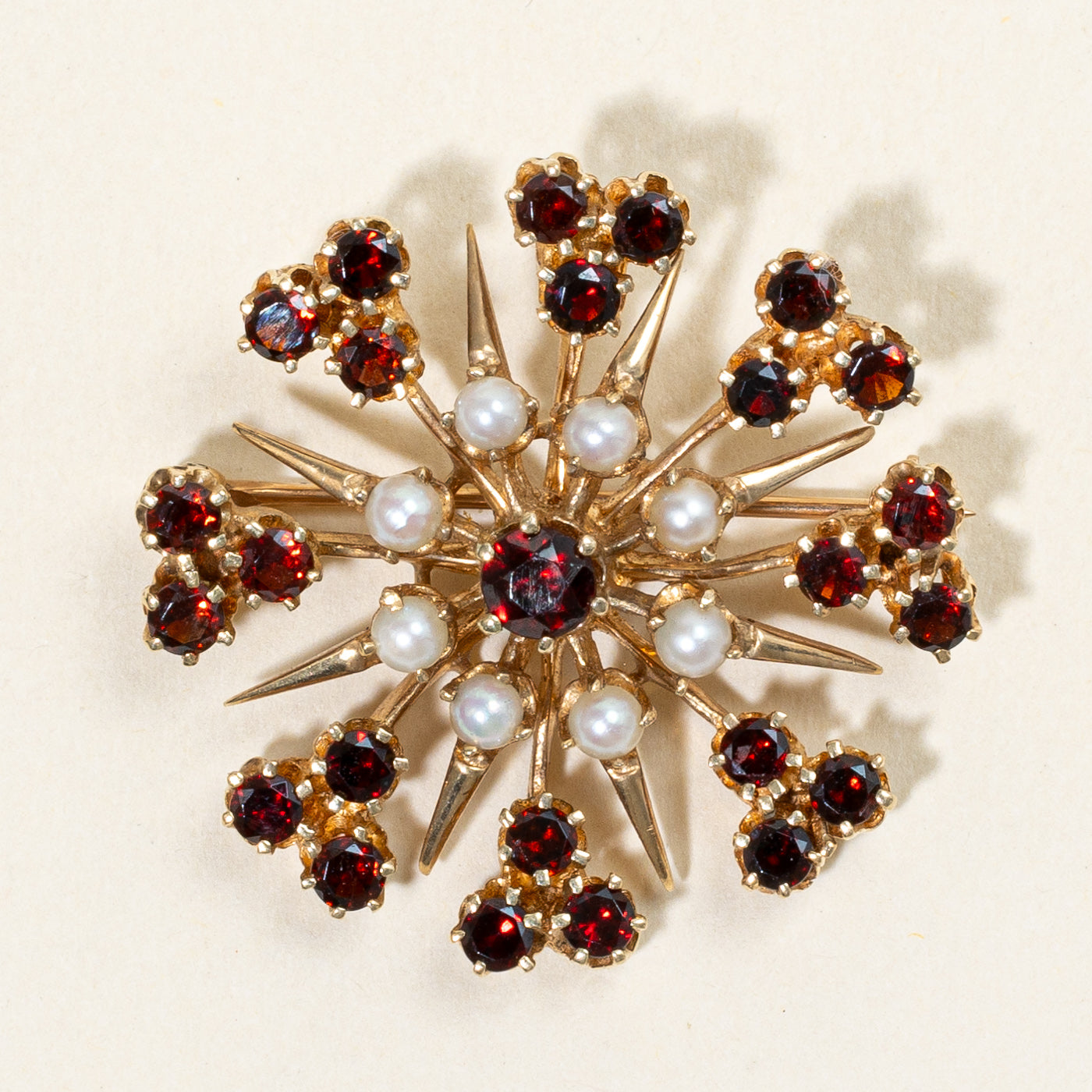 Garnet & Pearl Brooch & Pendant | 2.00ctw |