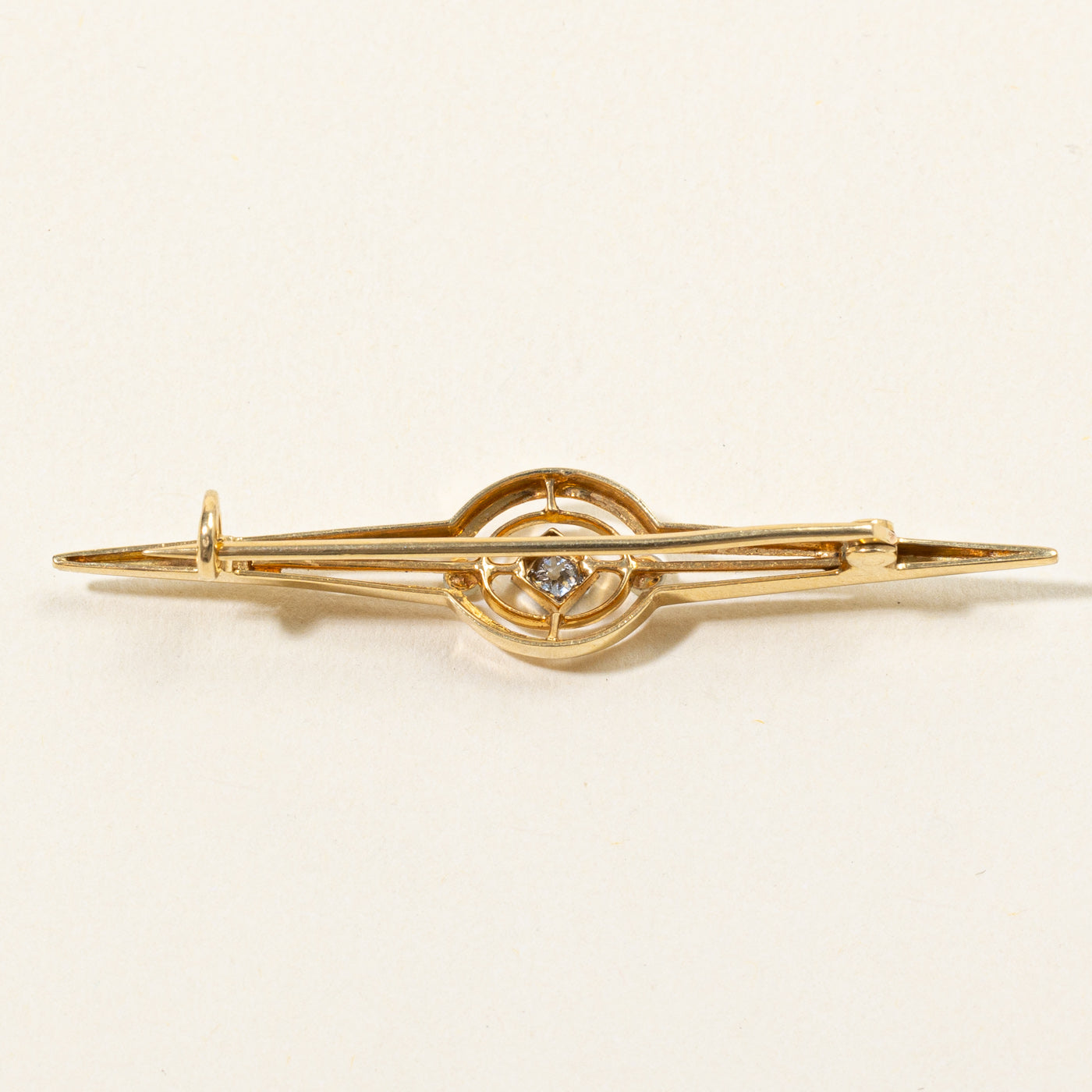 Old Mine Diamond & Seed Pearl Brooch | 0.02ct |