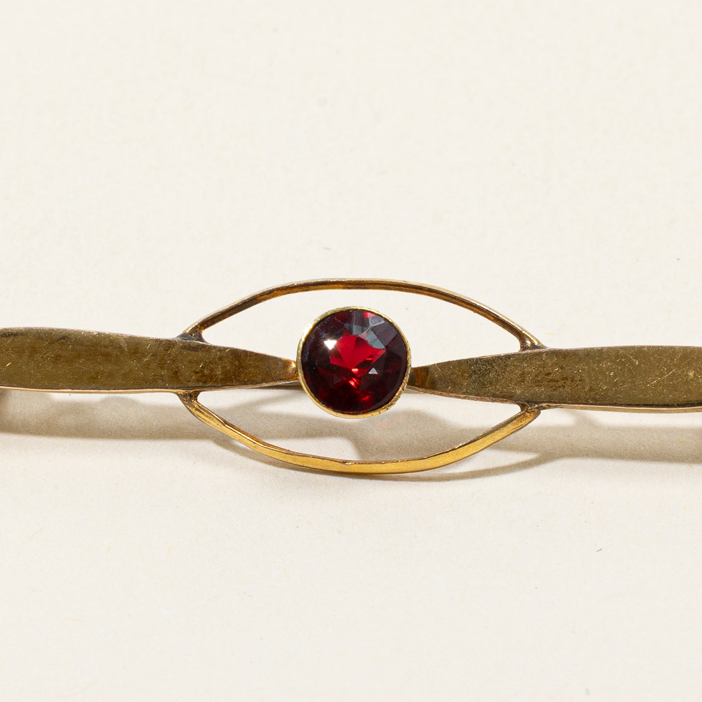 Garnet Topped Doublet Brooch | 0.50ct |