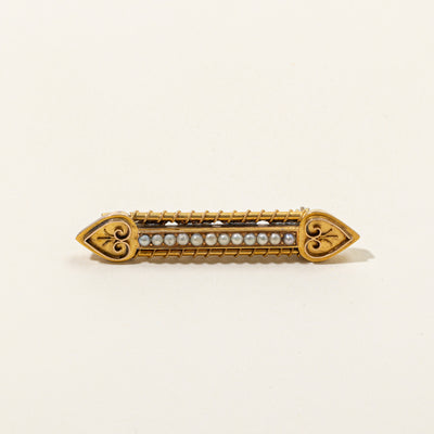 Seed Pearl Brooch