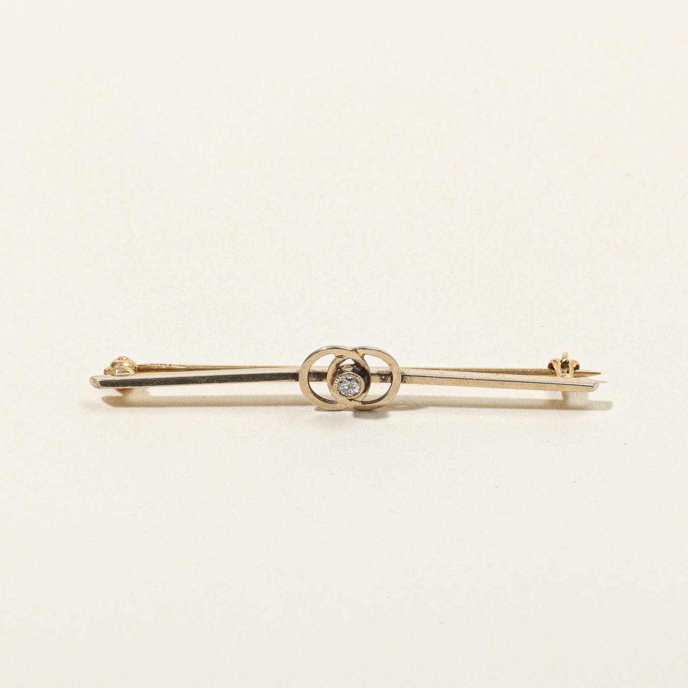 Old European Cut Diamond Brooch | 0.05ct |