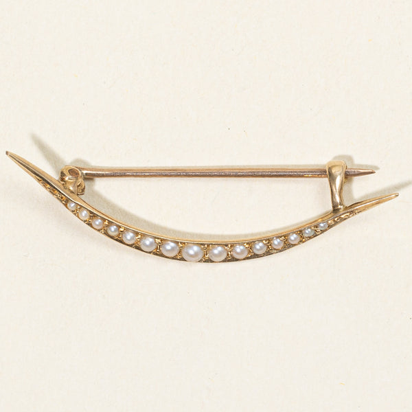 Seed Pearl Brooch