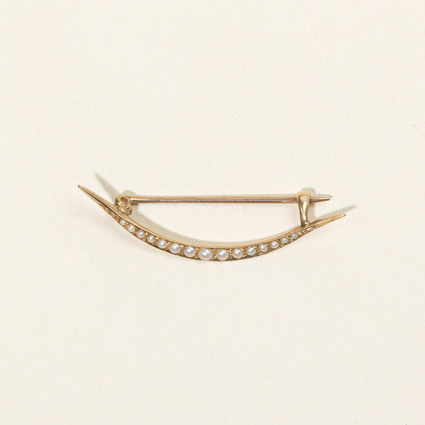 Seed Pearl Brooch