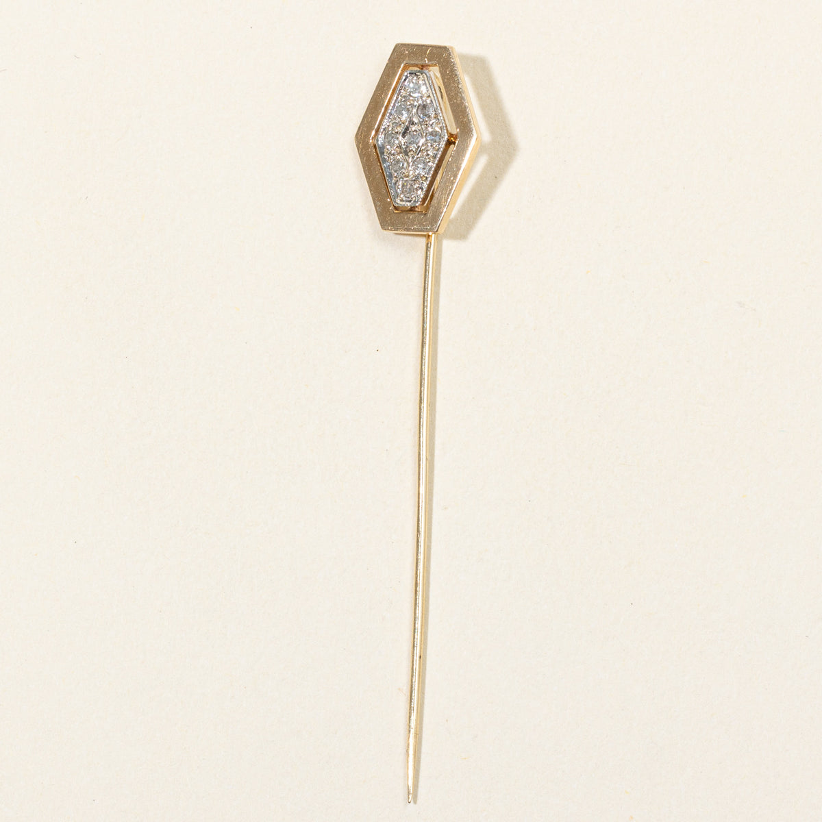 Illusion Set Diamond Pin | 0.09ctw