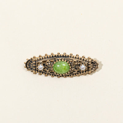 Jadeite & Pearl Brooch | 1.00ct |